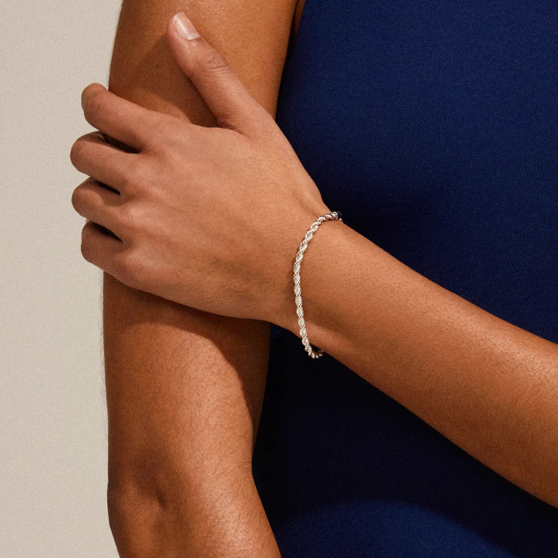 Pam robe bracelet silver