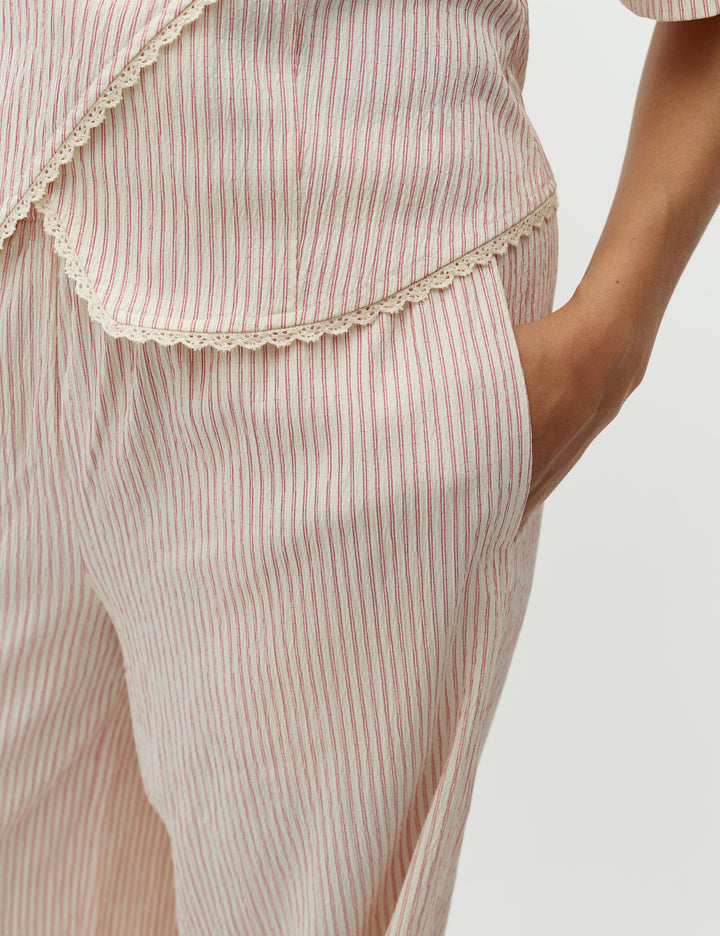 Leonella pants alita red stripe