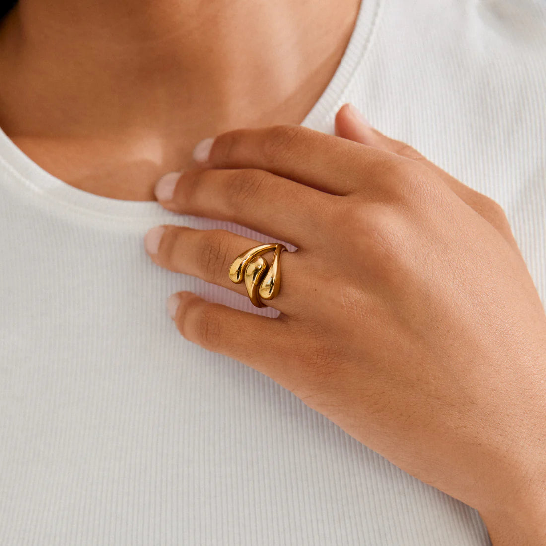 Jennings ring gold plated
