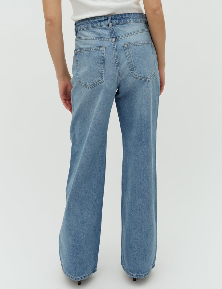 Amarillo jeans light blue brushing