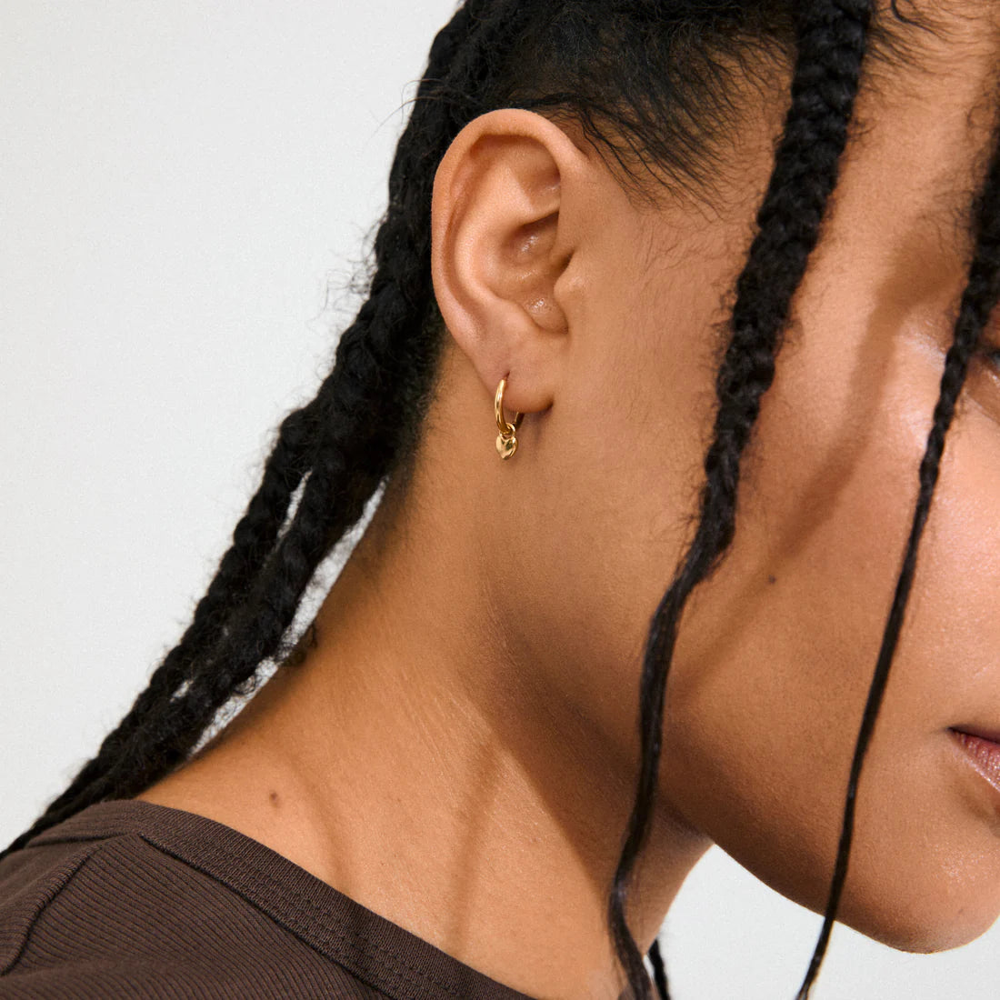 alaia earring gold