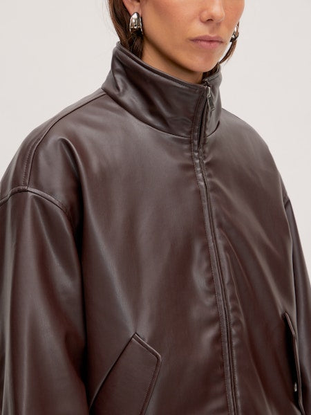 Paisley jacket chocolat plum