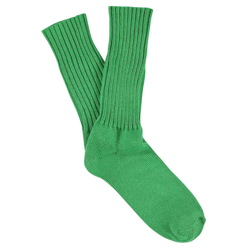 Crew socks bright green