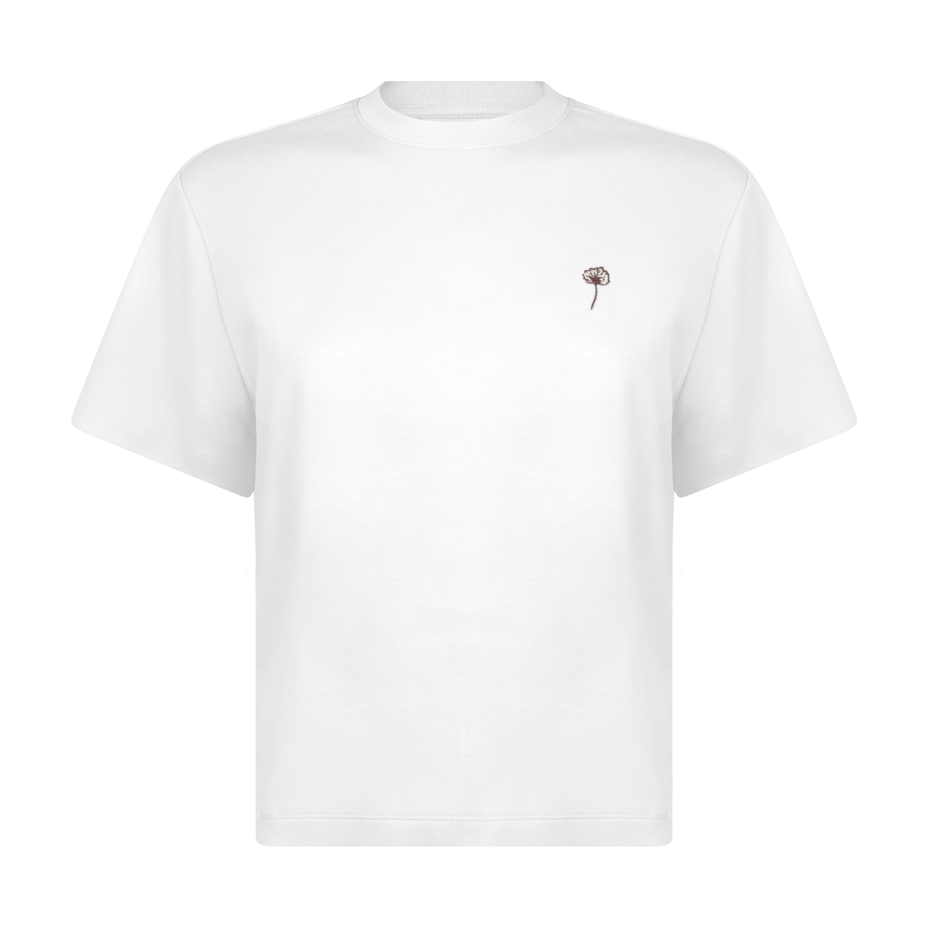 Gina flower tee off white