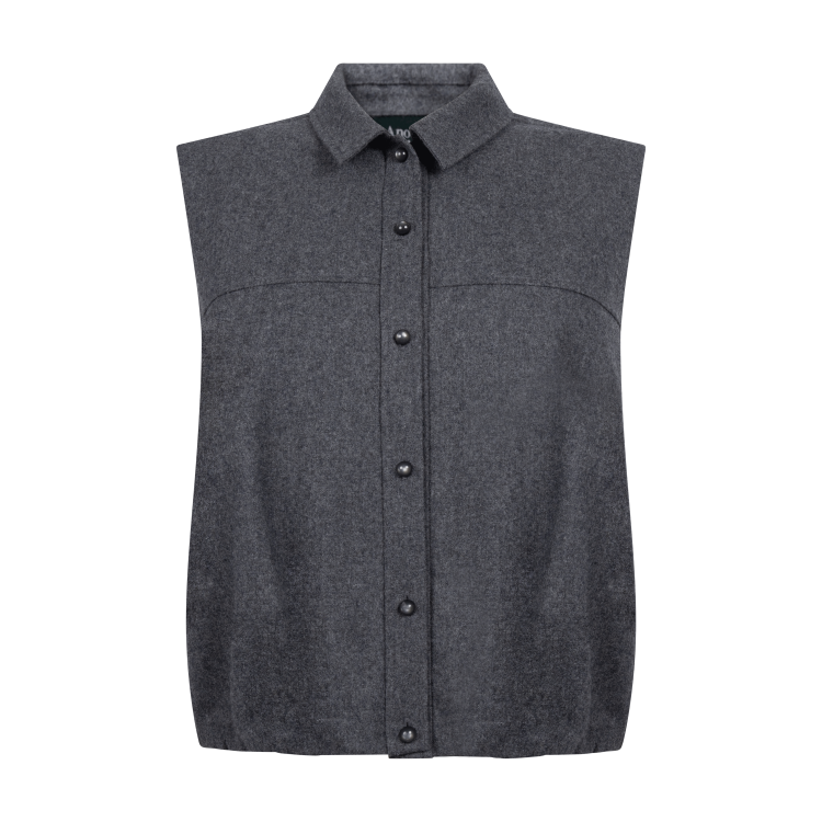 Isabeau shirt dark grey melee