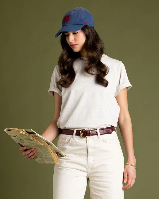 The mercer logo tee off white