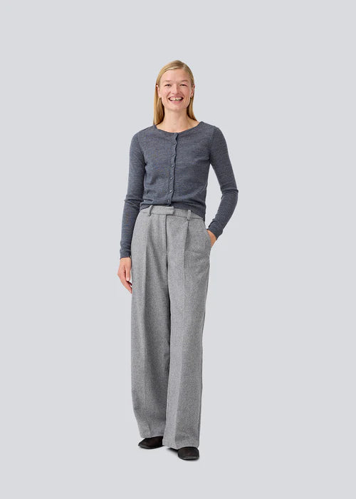 Hiroki cardigan dark grey mel