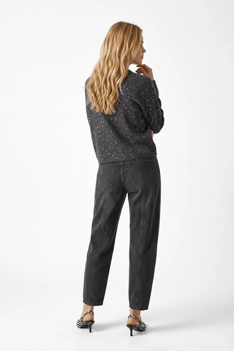 Adayi grey glitter