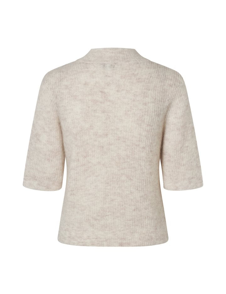 Clara knit oat melange