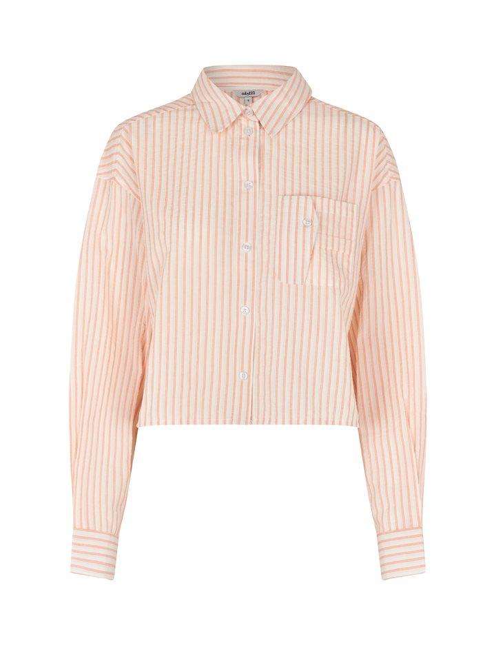Emmelia shirt orange stripe