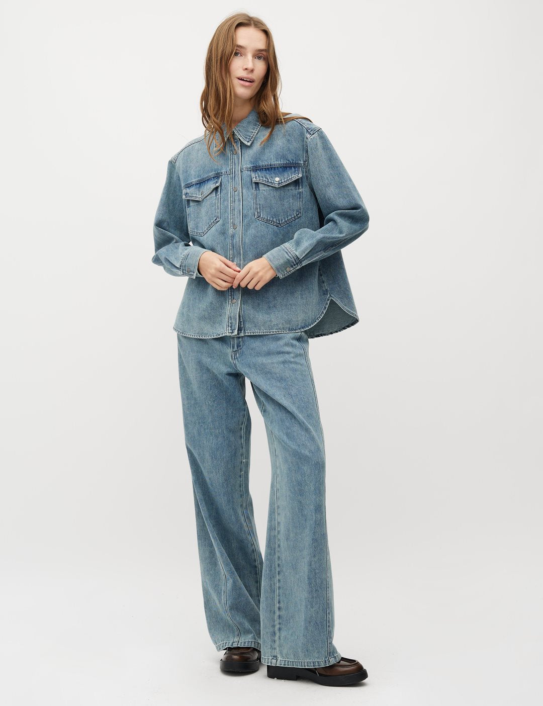 Katyn blue soft wash pants