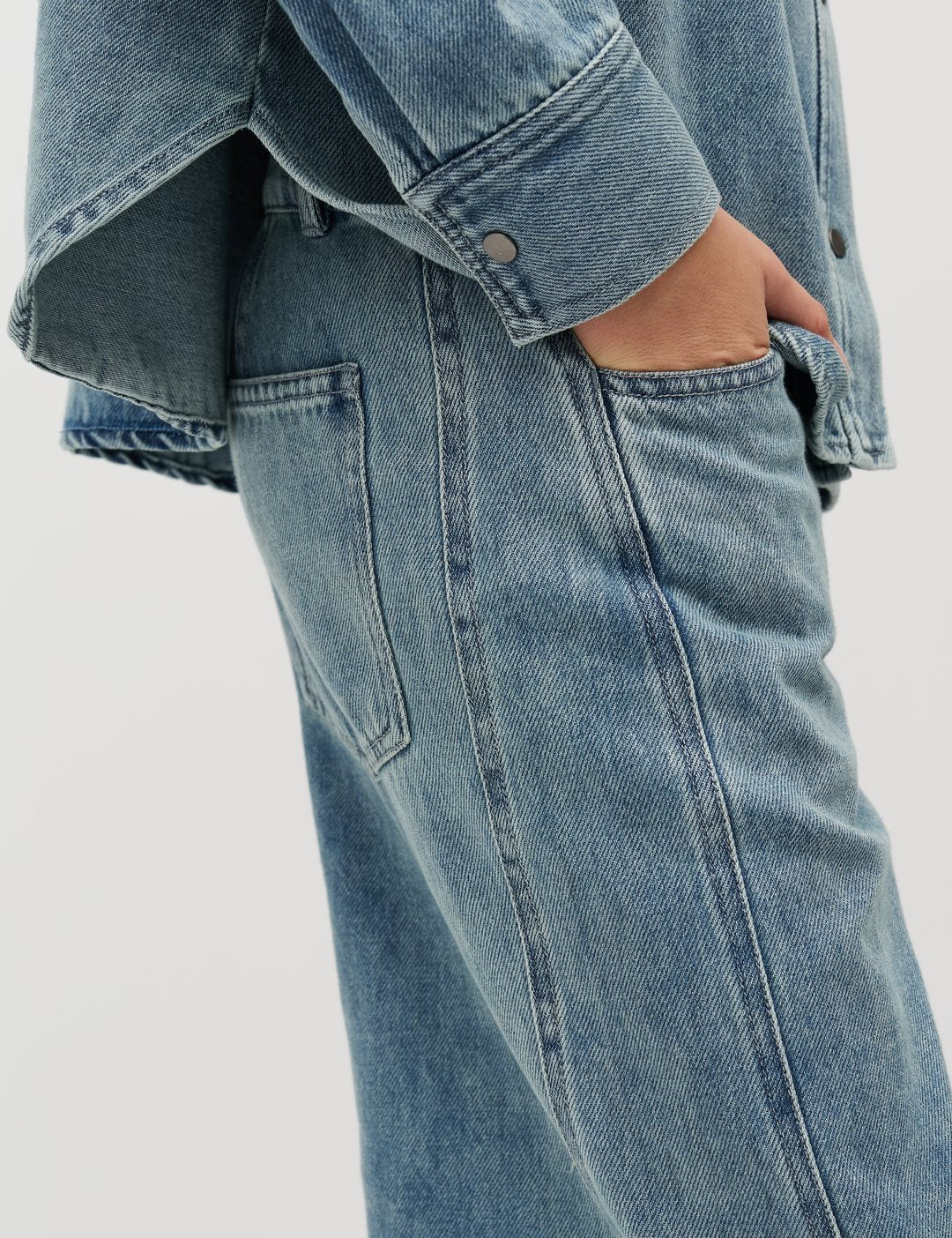 Katyn blue soft wash pants