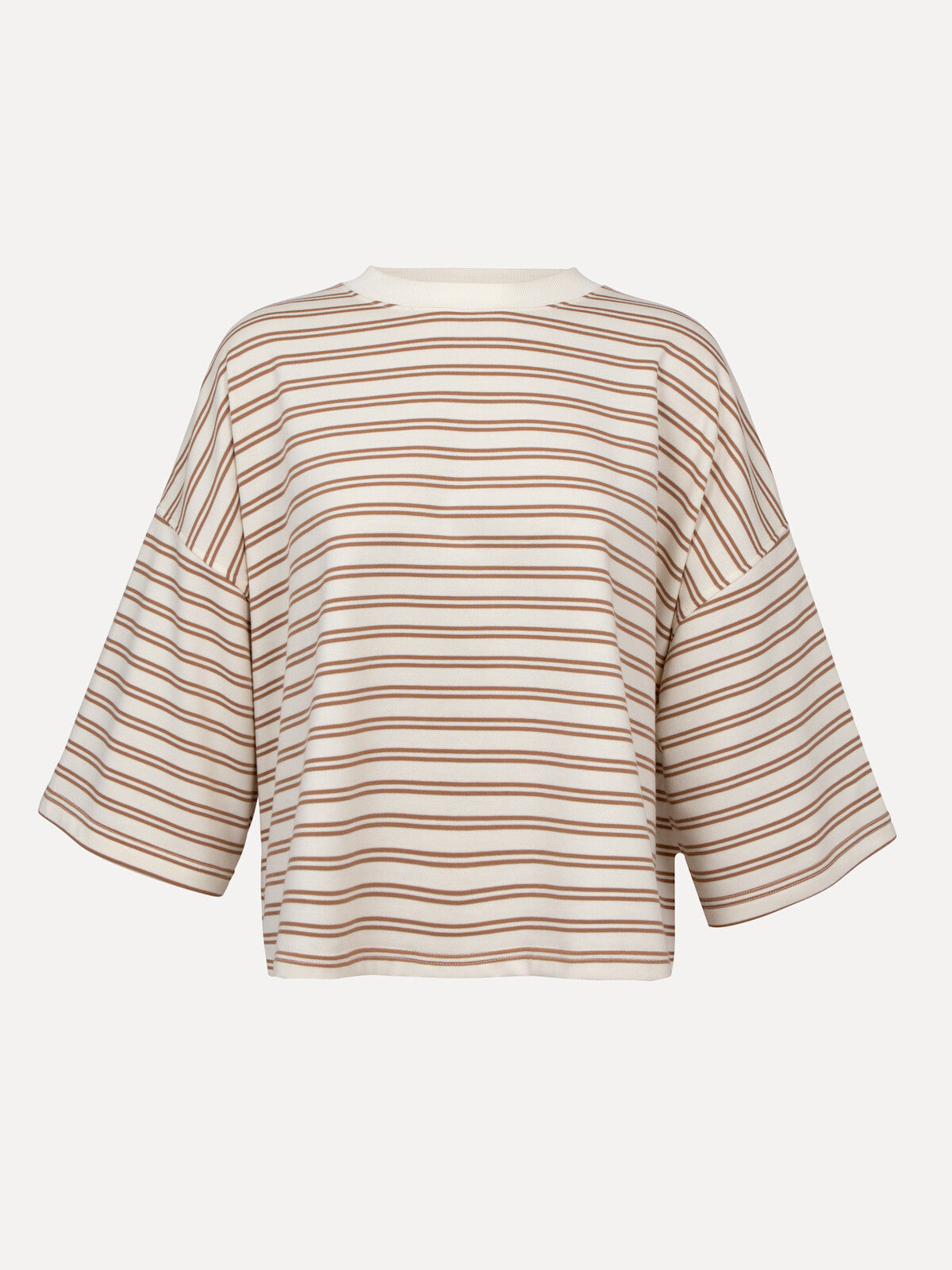 Cary white brown stripe