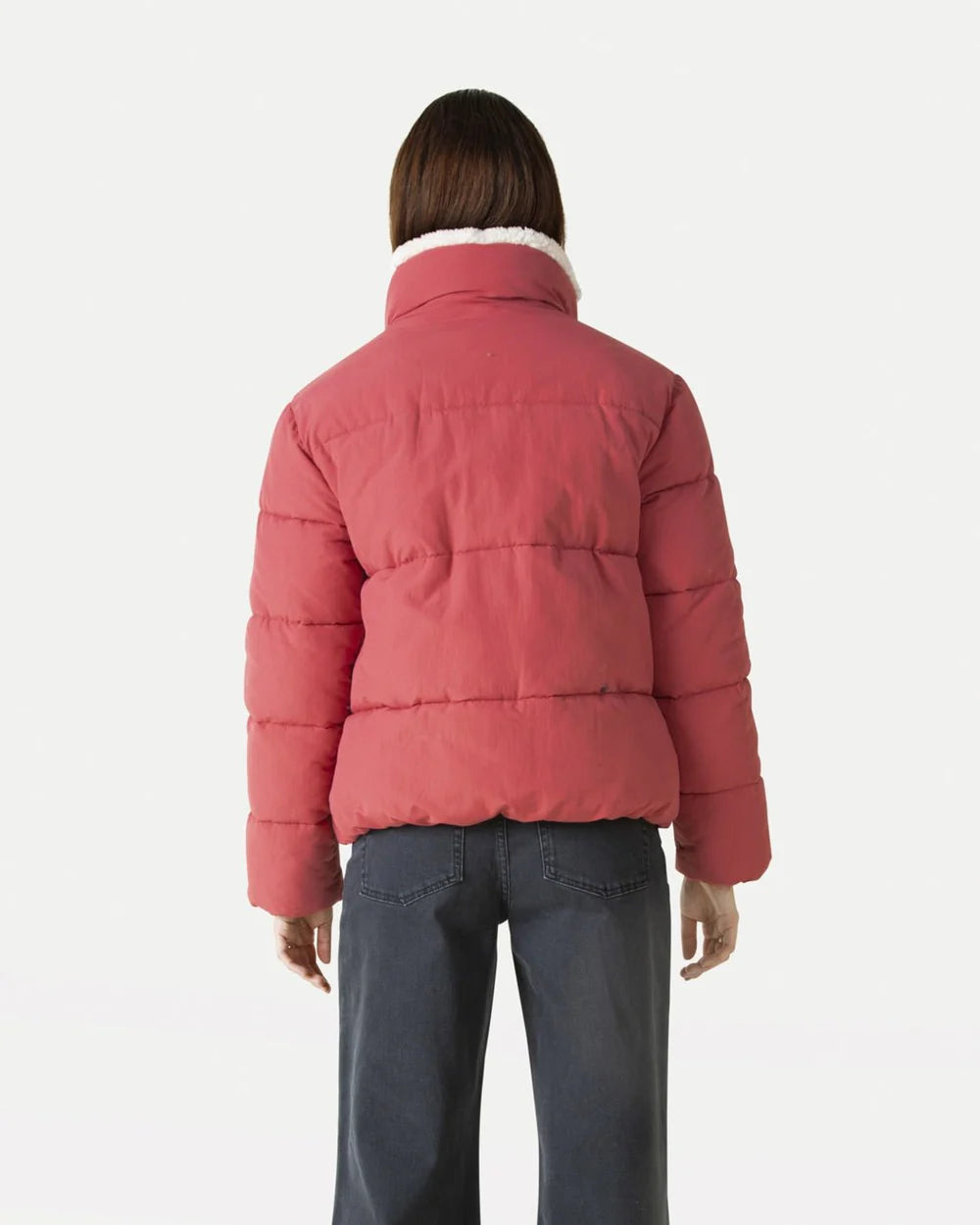 Mille teddy jacket rose