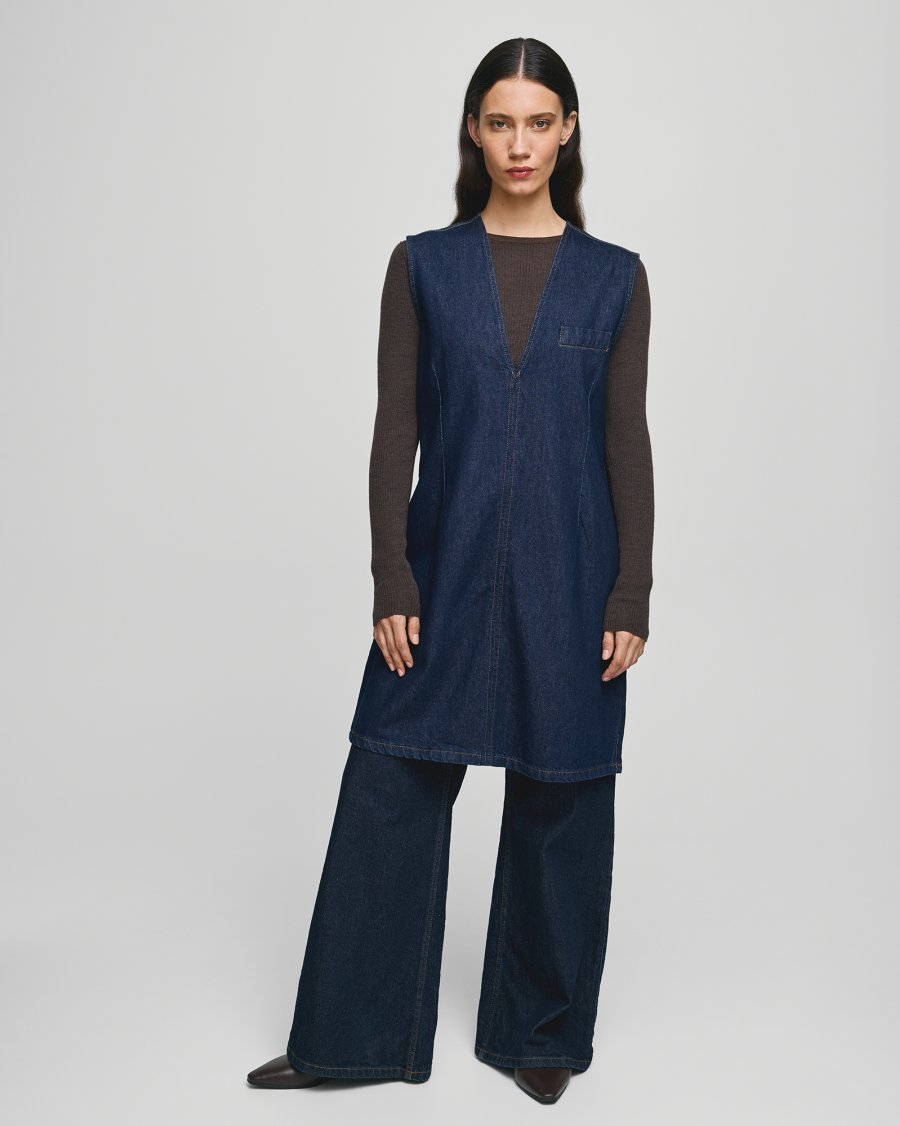 Adna alena dress dark blue