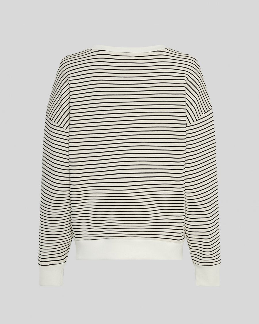 Ima stripe oatmeal/black