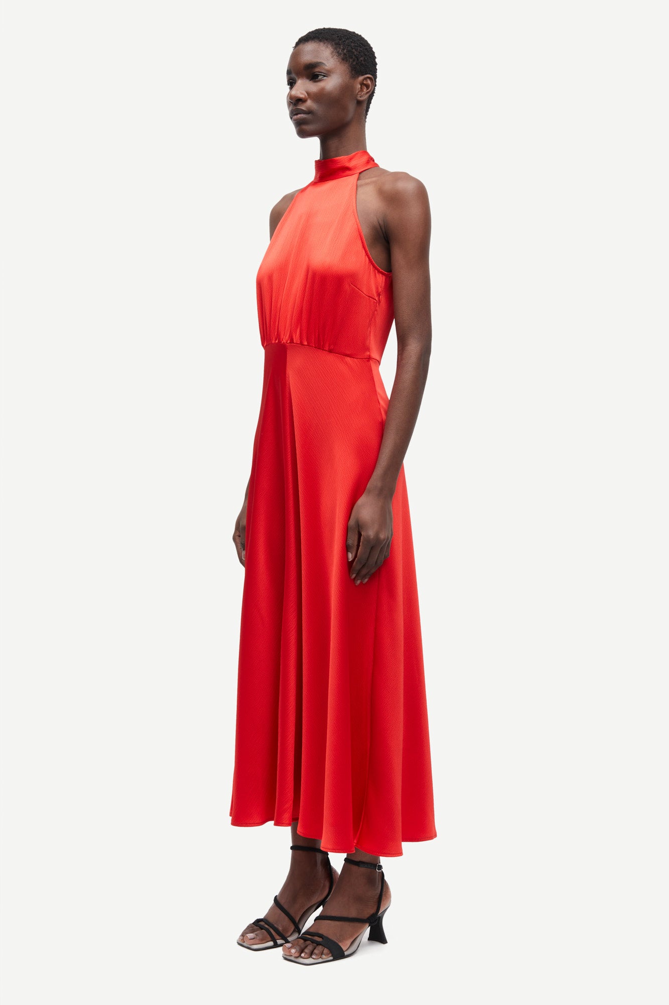 Rheo dress flame scarlet