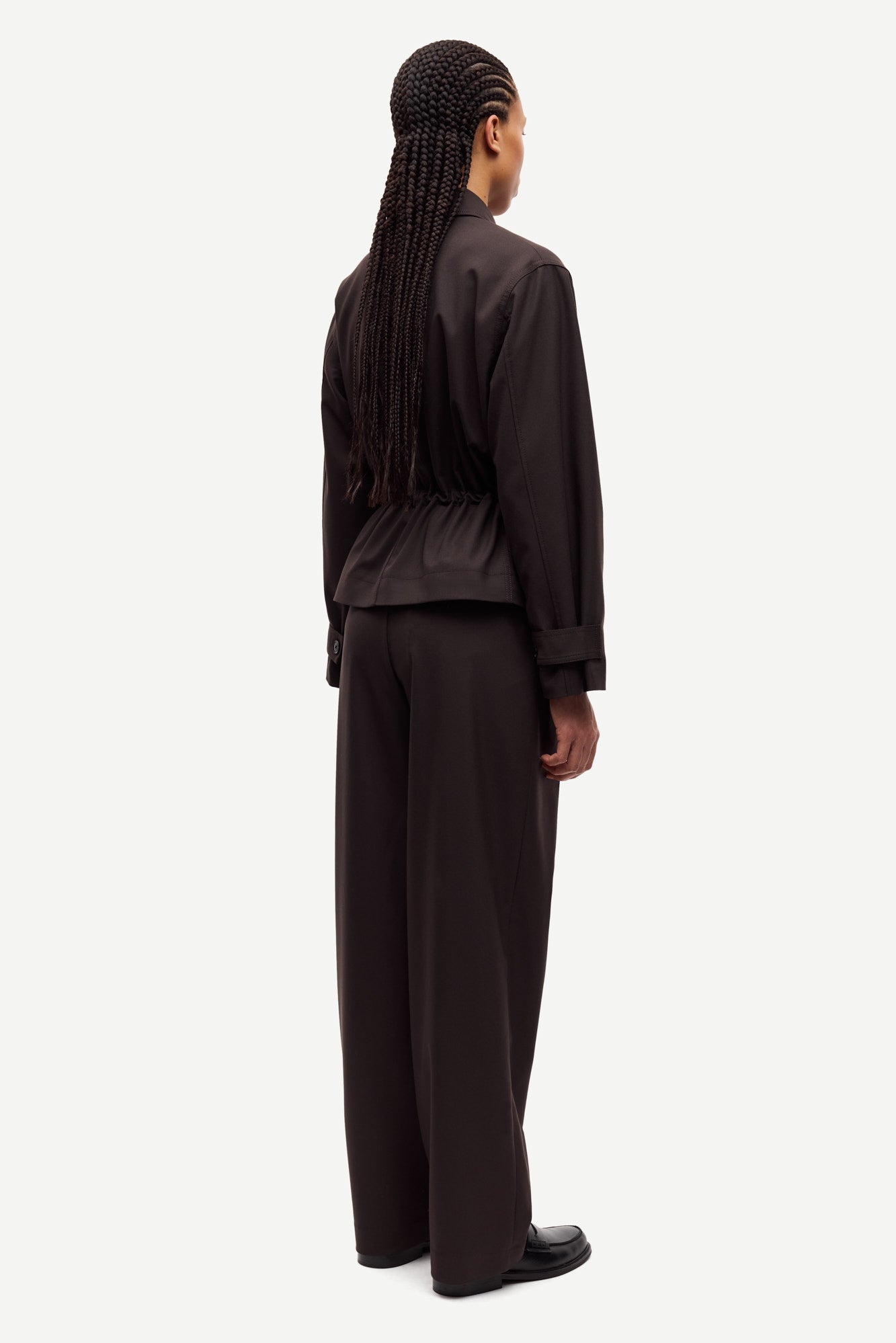 Salixa jacket black coffee