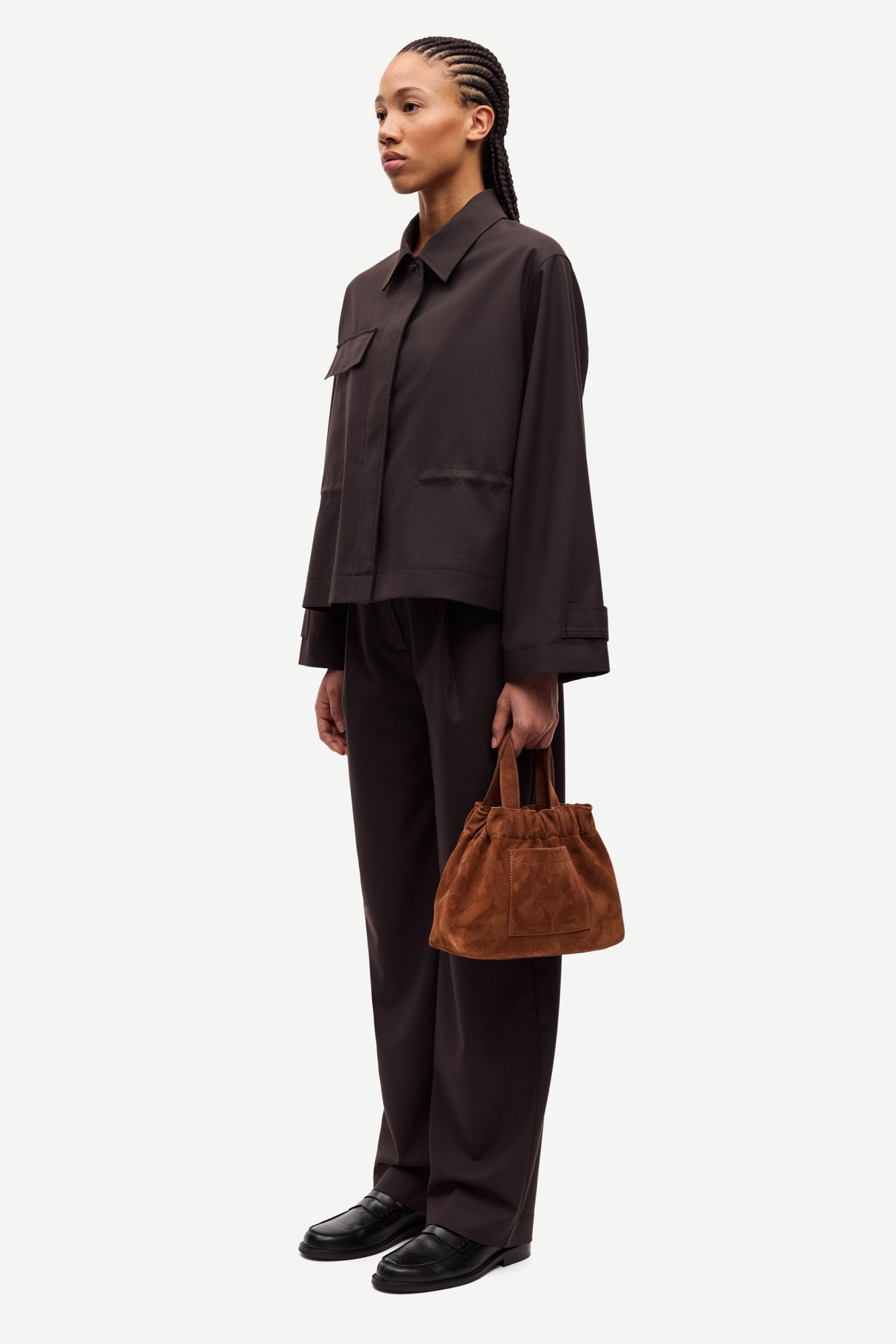 Salixa jacket black coffee