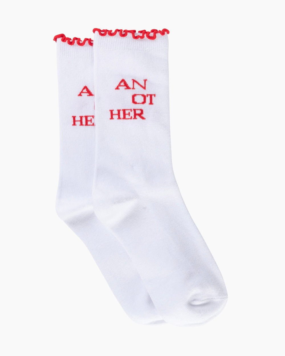 Yana socks fiery red