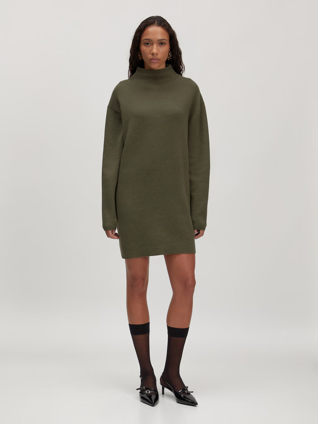 Ola dress grape leaf