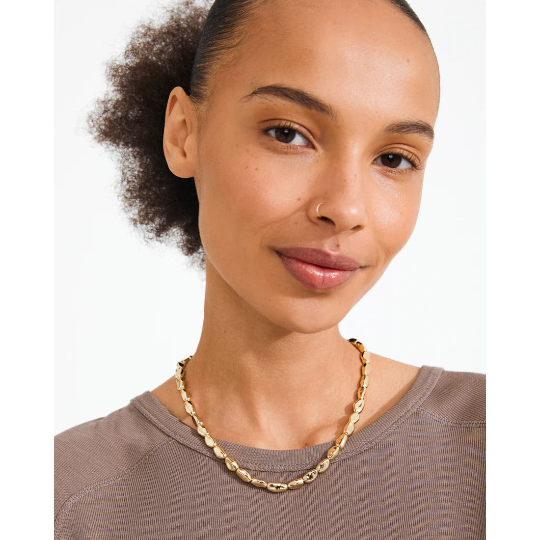 Presence necklace gold