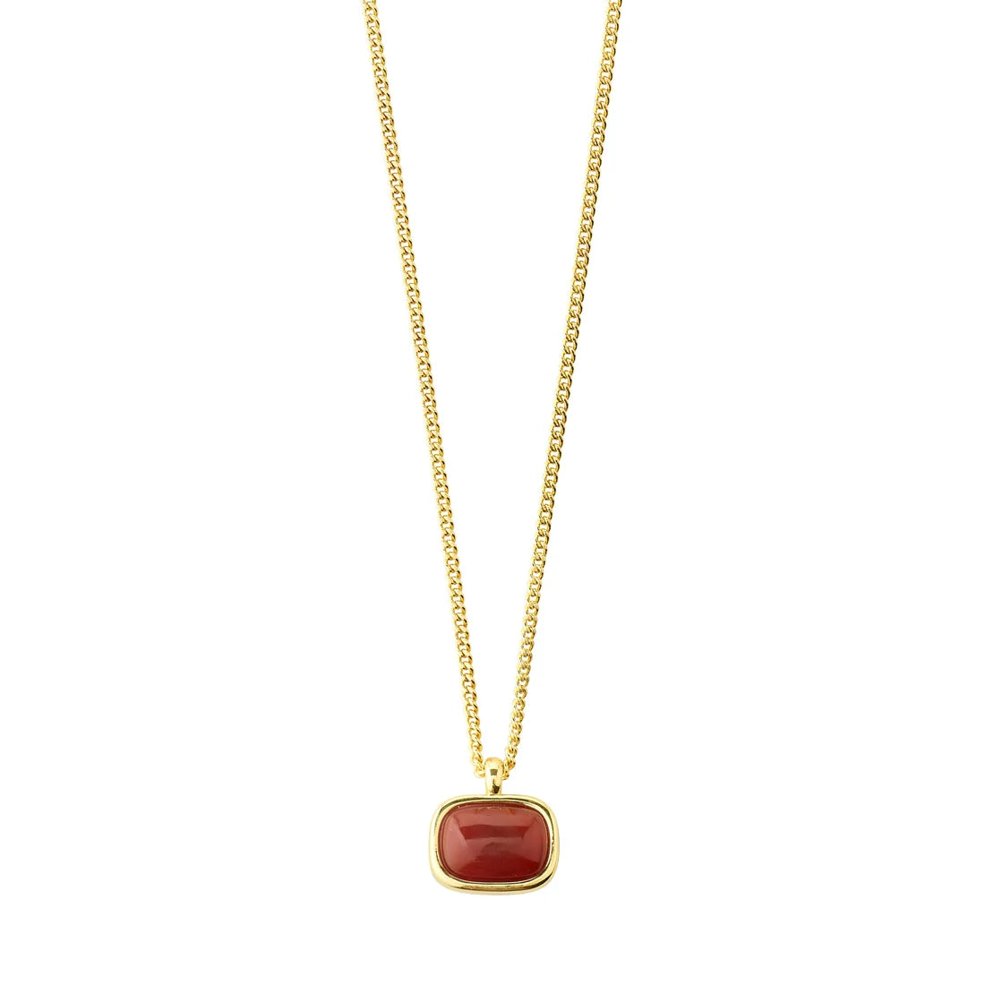 Now necklace gold/red