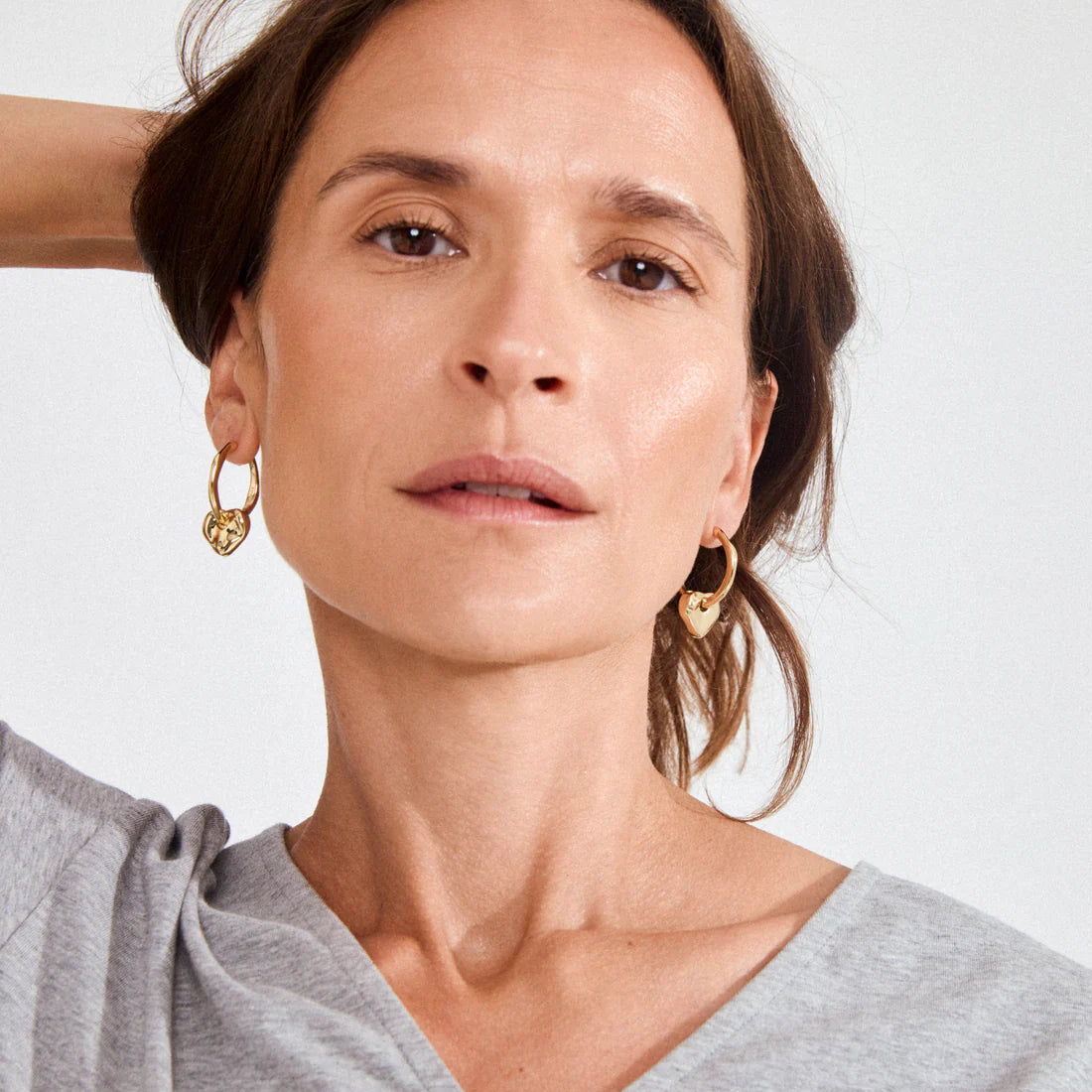 Nova heart earrings