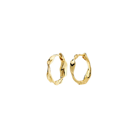 Here hoop earrings gold