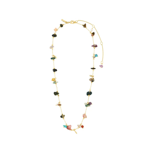 Here necklace mulit gold