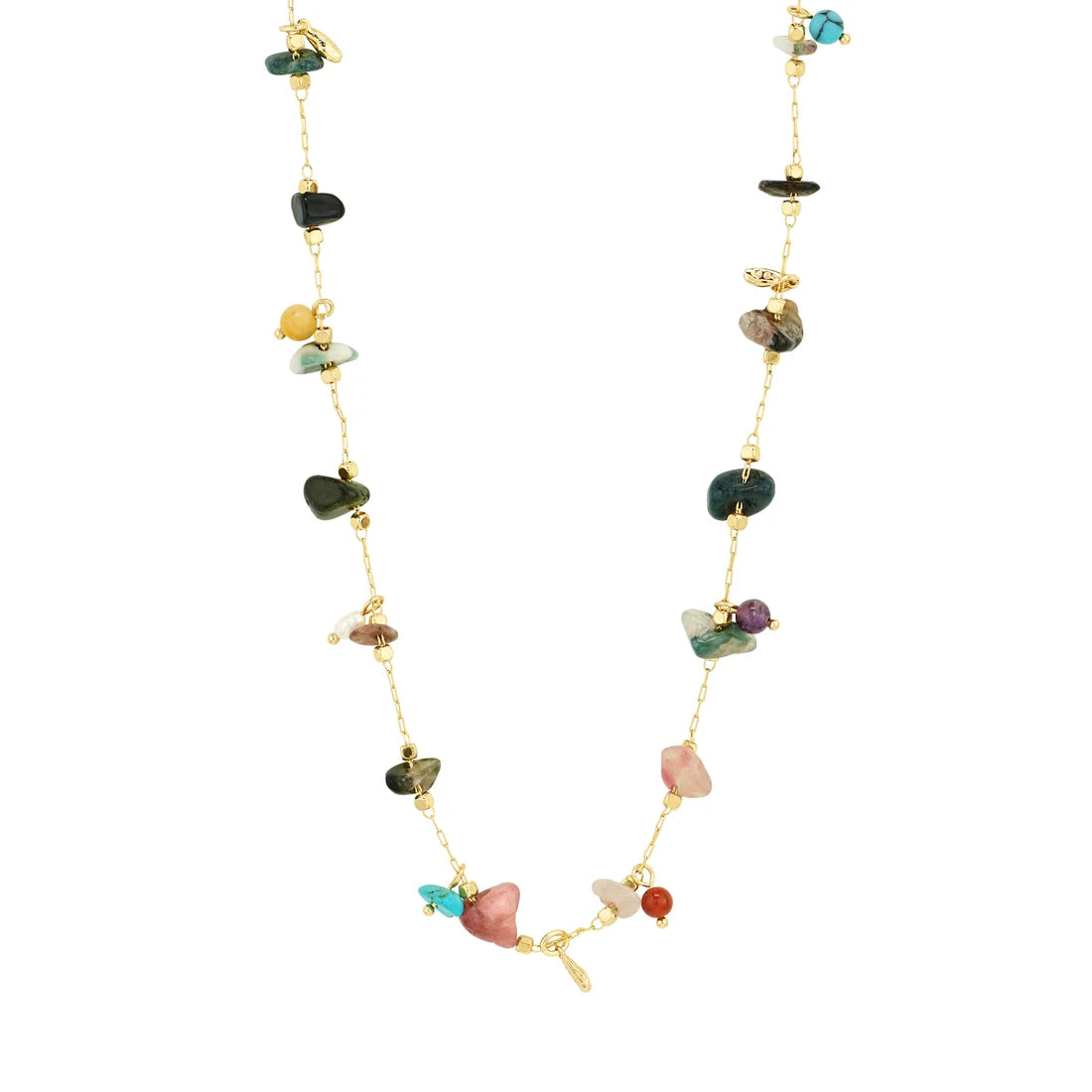 Here necklace mulit gold