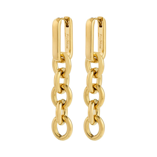 Phase earrings gold