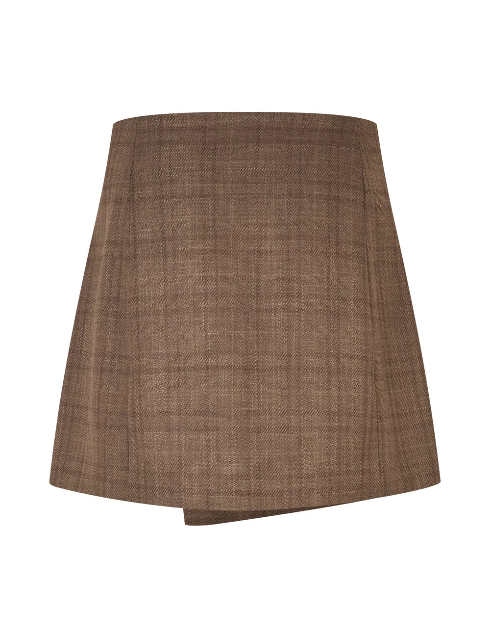 Kanille skirt brown falcon check