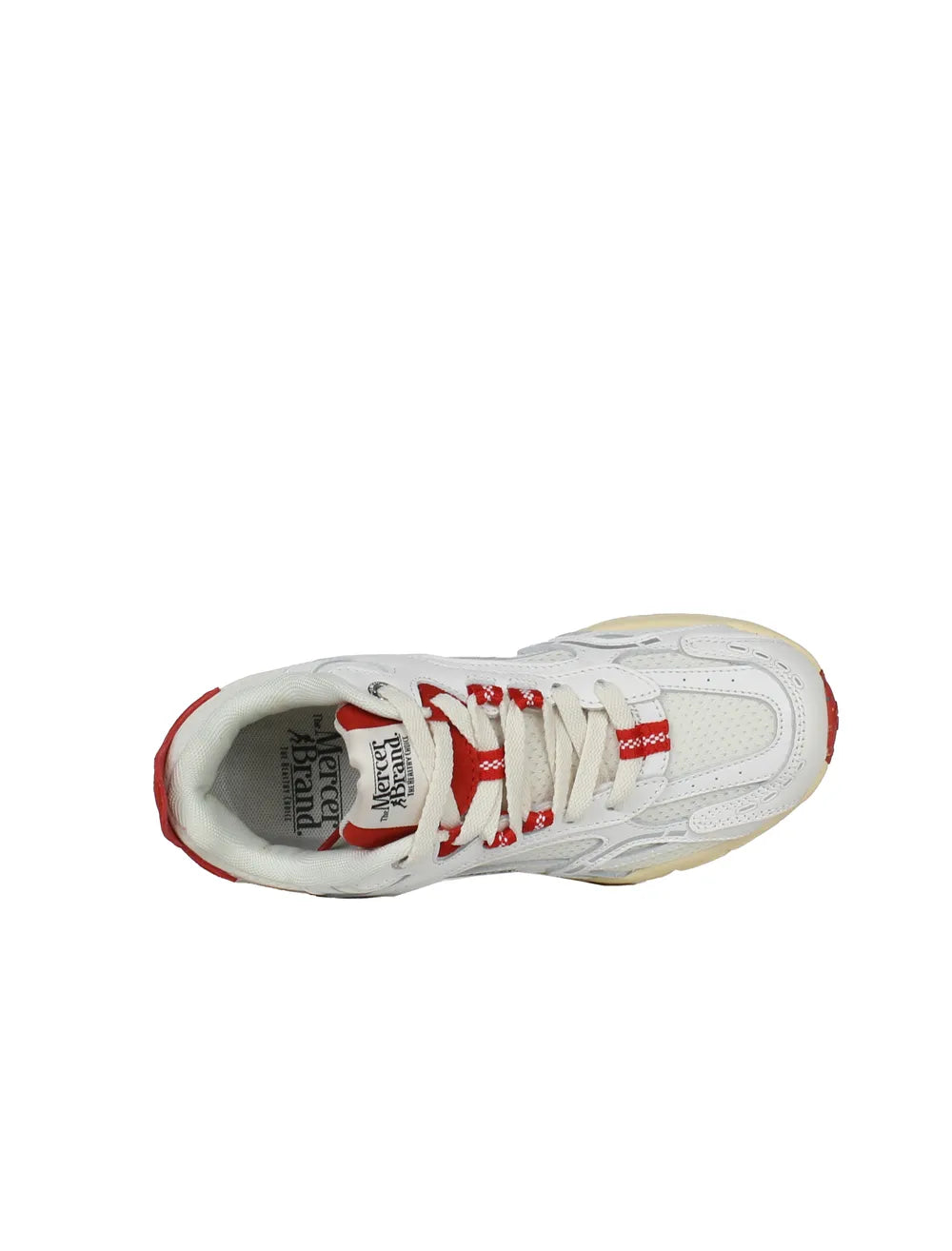 The re-run vintage white/red