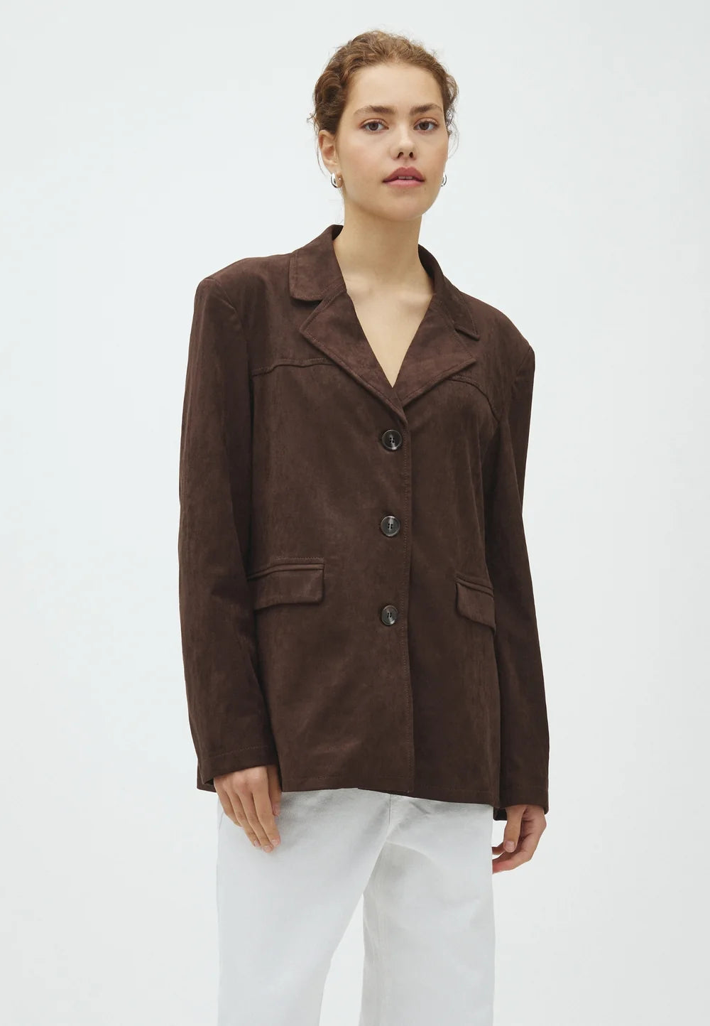 Mabea blazer dark brown