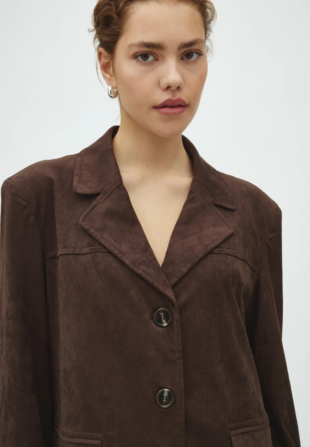 Mabea blazer dark brown