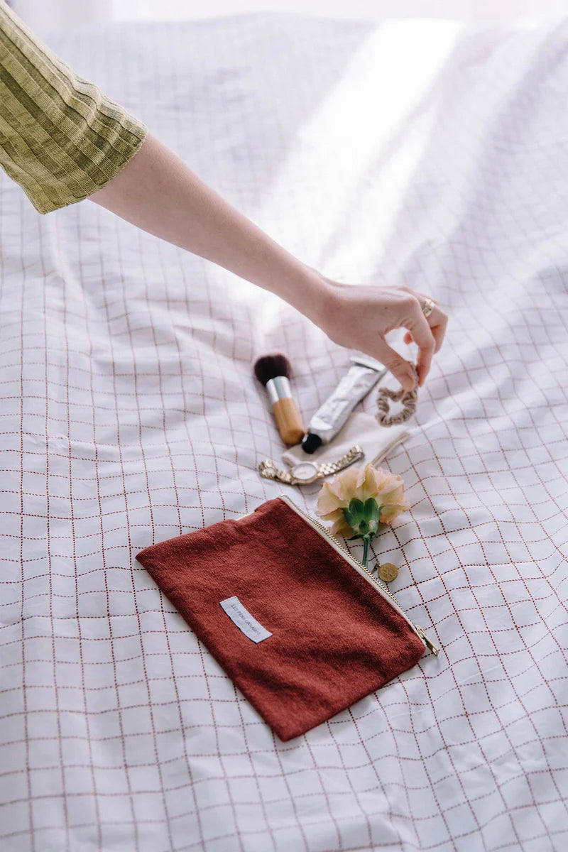Petite pochette Rouille