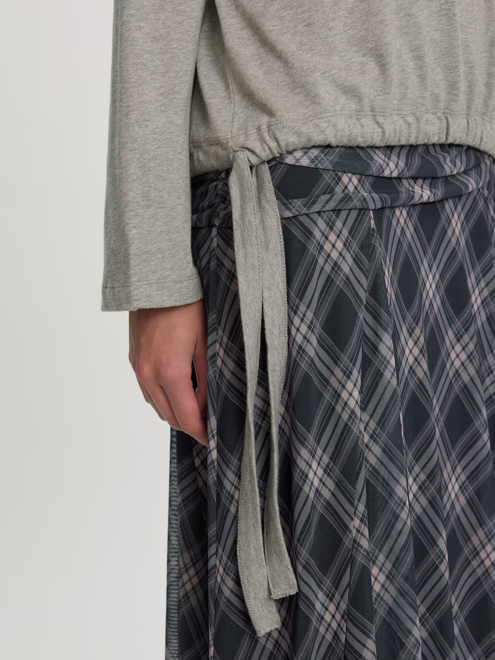 Ilse longsleeve grau