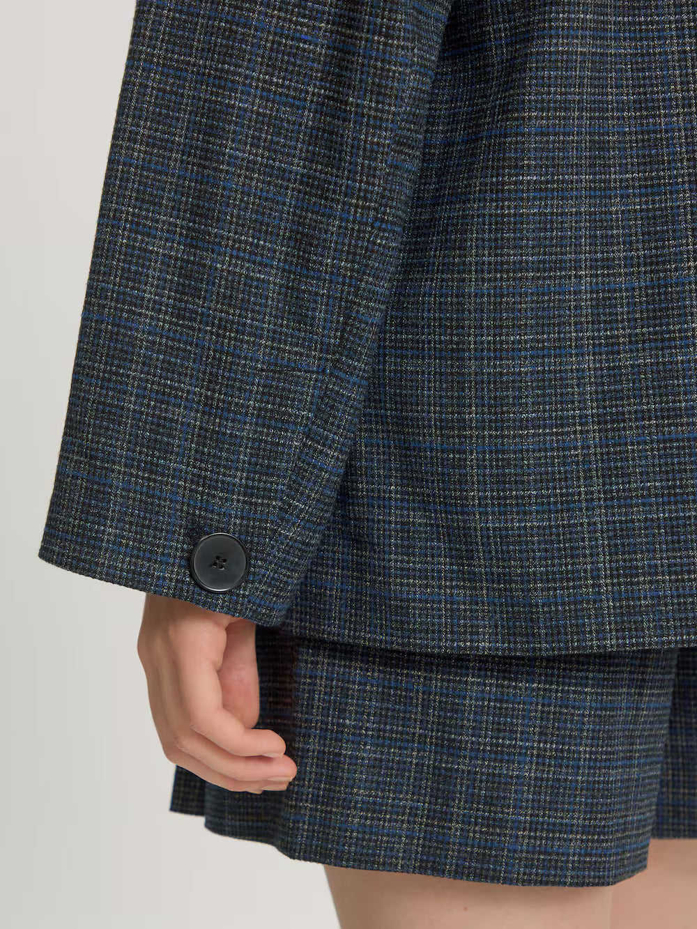 Camilo blazer grey blue check