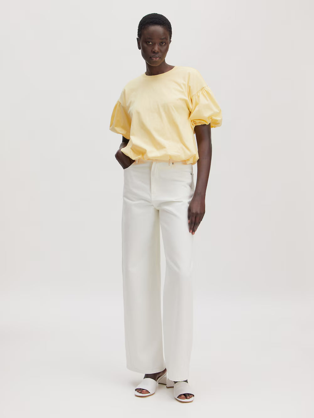 Eriko t-shirt double cream