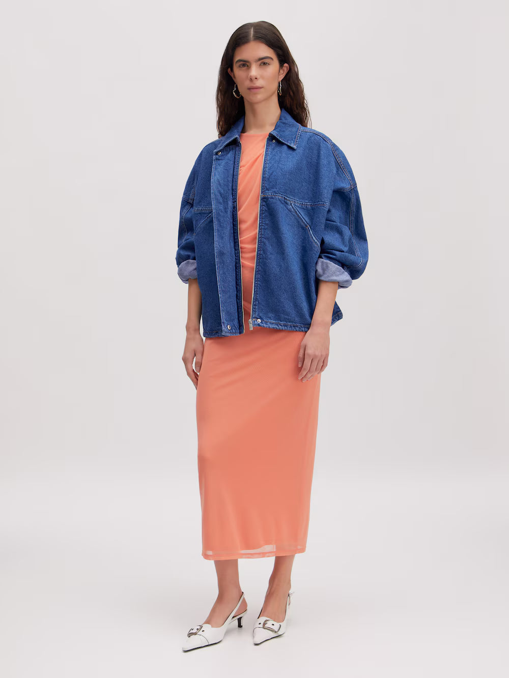 Noura dress orange