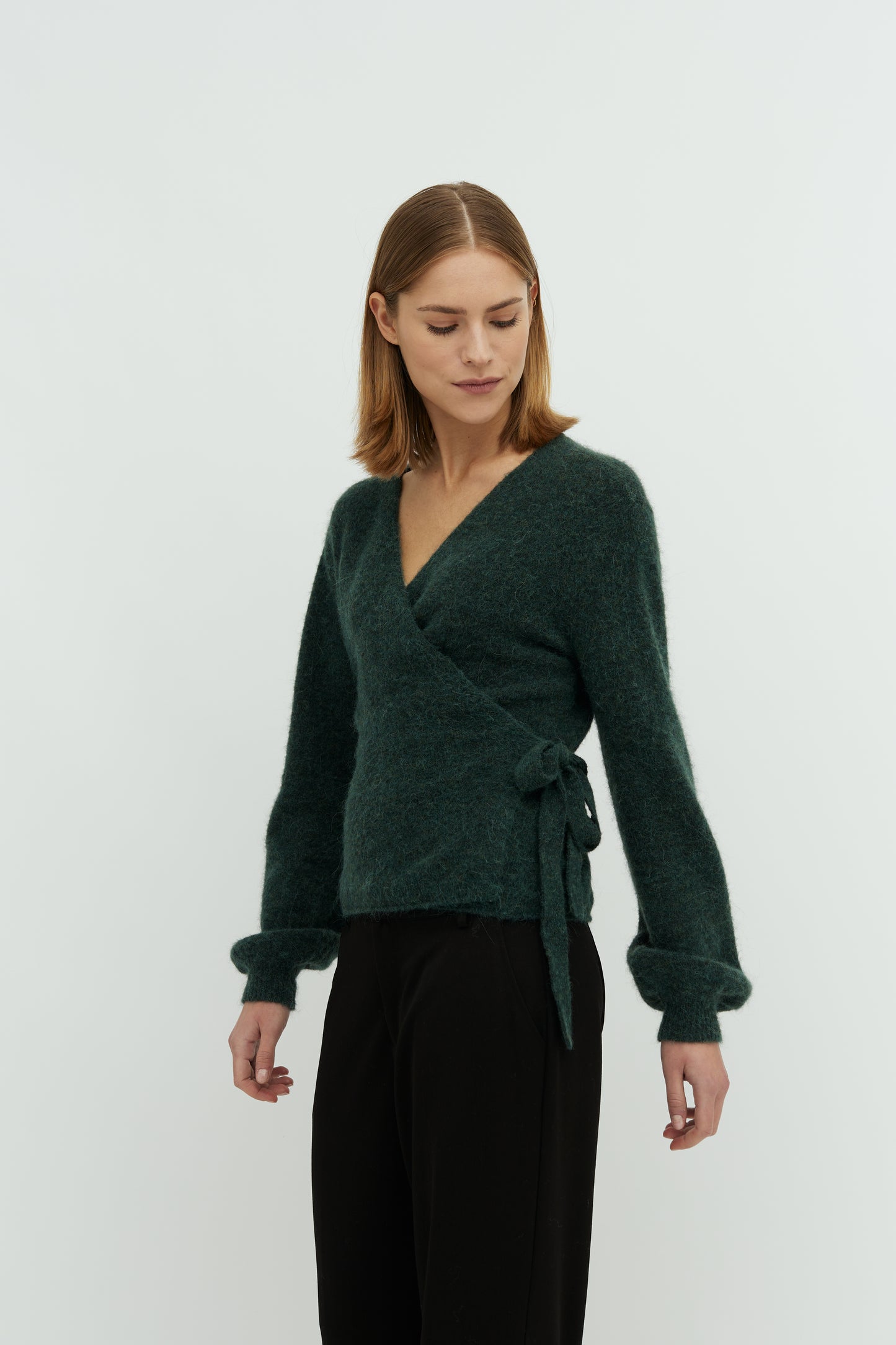 Charita knit jungle green