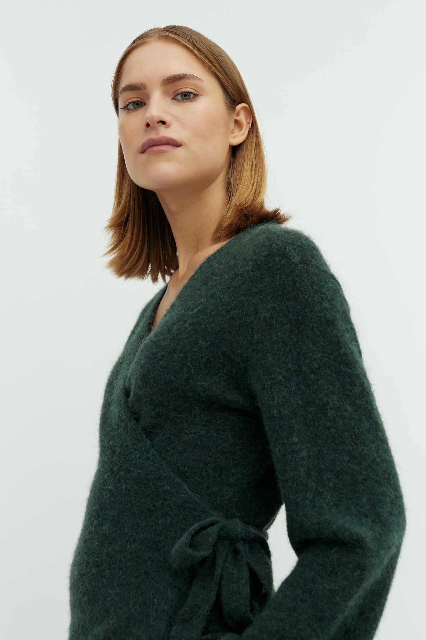 Charita knit jungle green