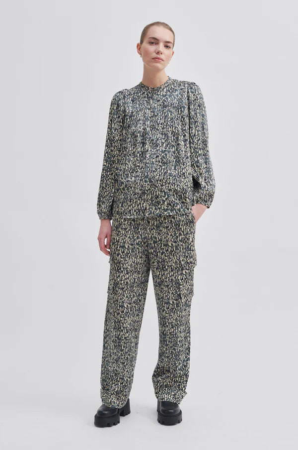 Luna track trousers woodland gray