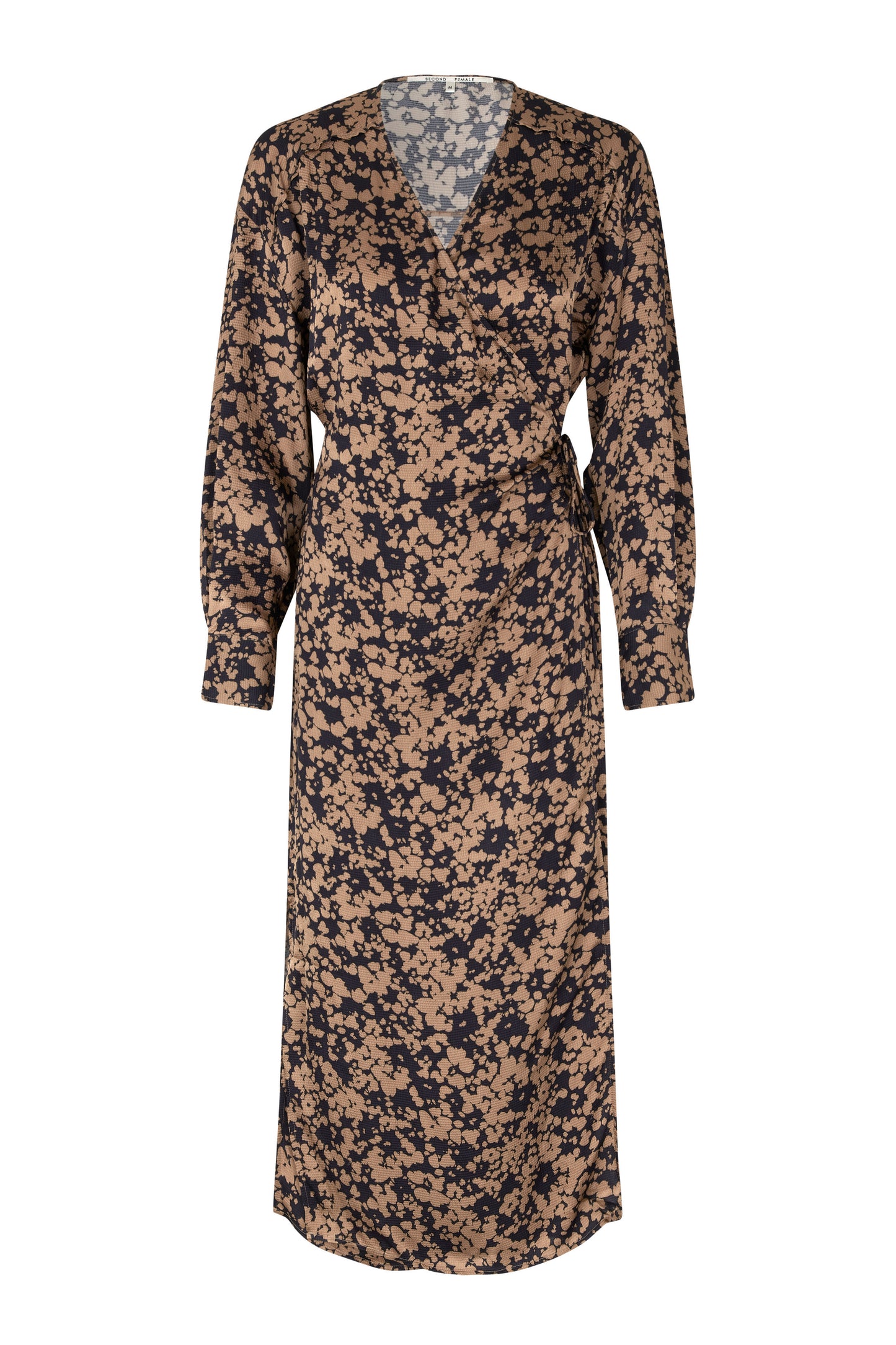Vincent wrap dress silver mink