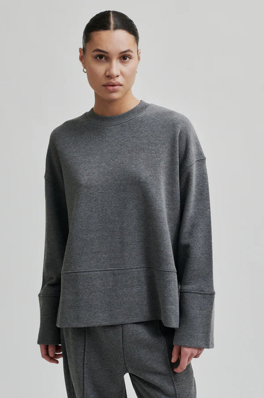 Abadell sweat dark grey