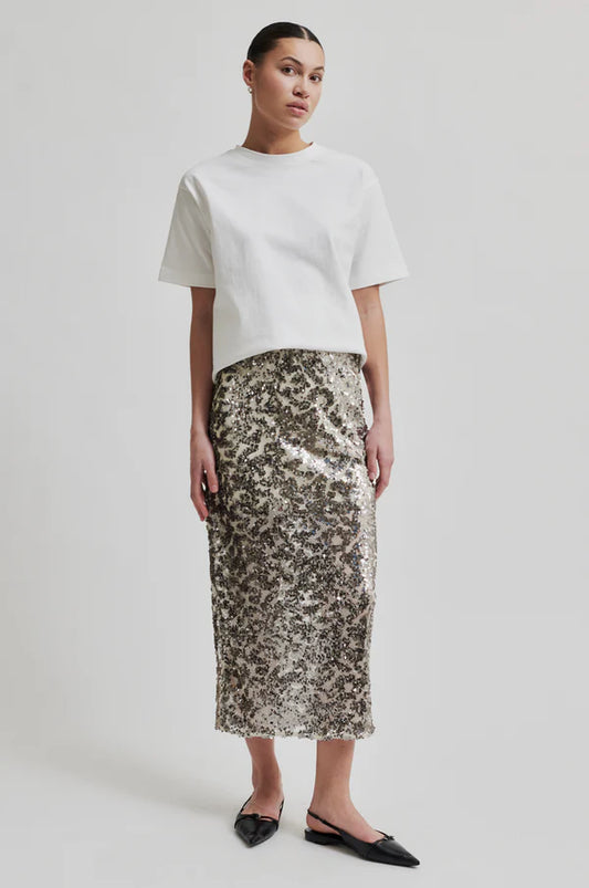 Pailey skirt silver birch