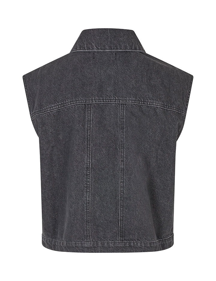 Kastine jacket black washed