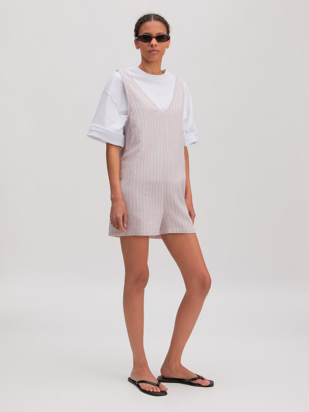 Noel jumpsuit pink stripe