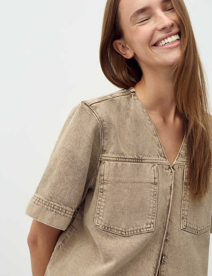 Reela beige washed